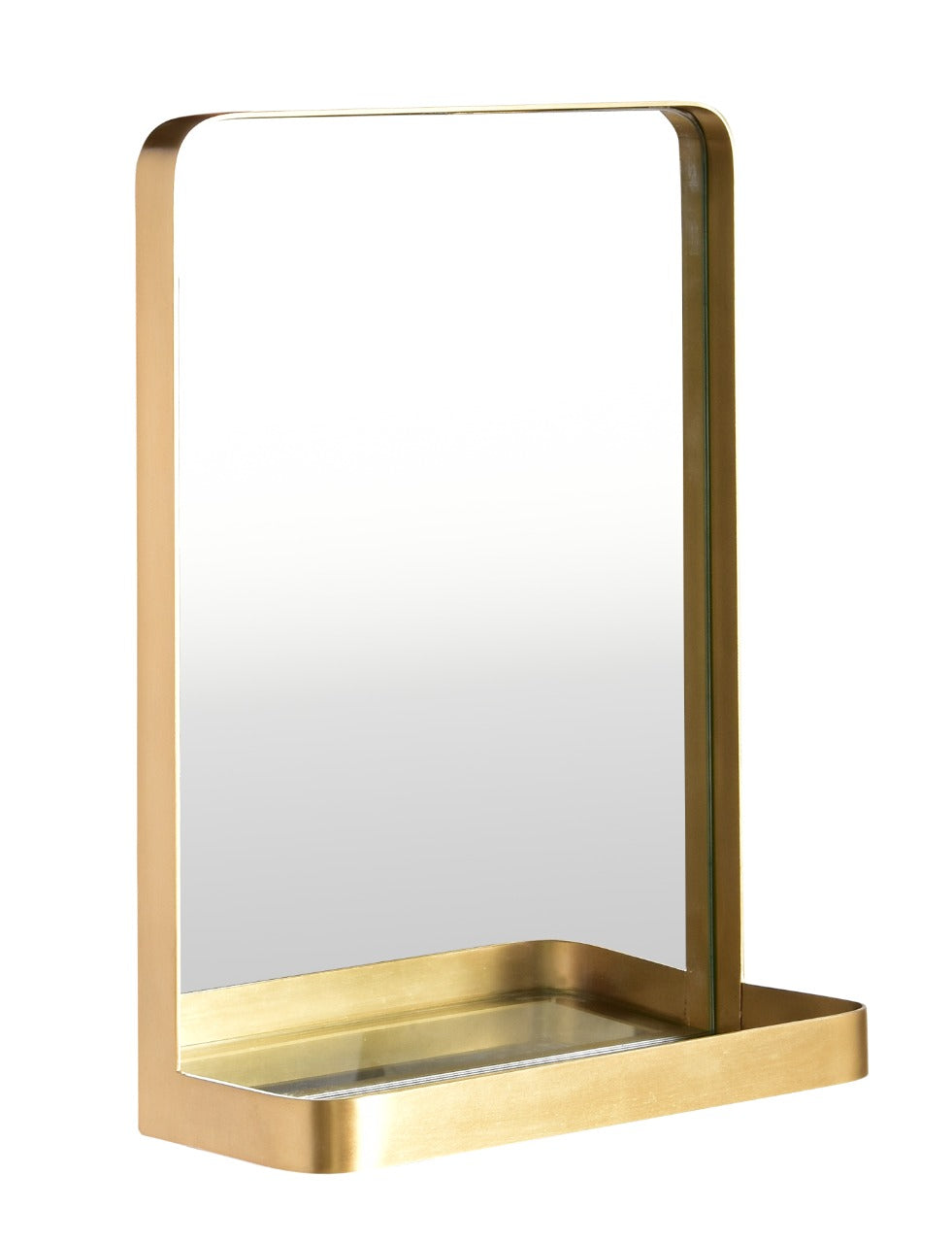Bathroom Mirrors with shelf storage| Gold