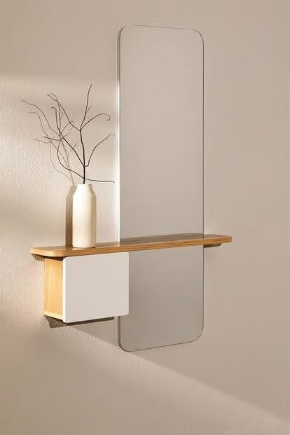 Wall Mirror| Shelf Mirror| Exclusive Mirror | Unique Design |Pinterest Mirror